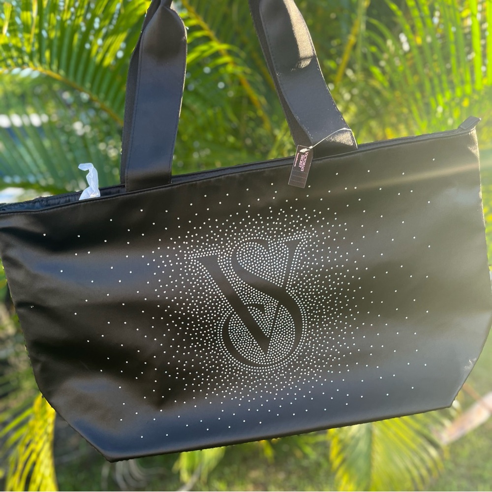 NWT Victoria’s Secret Black Tote Bag